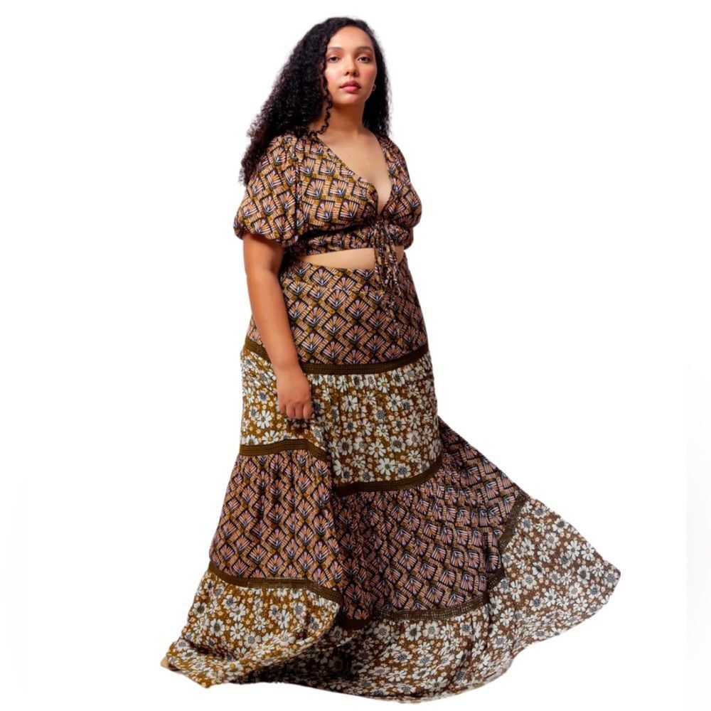 NWT Joy & Ash Boho Plus Size Skirt Set